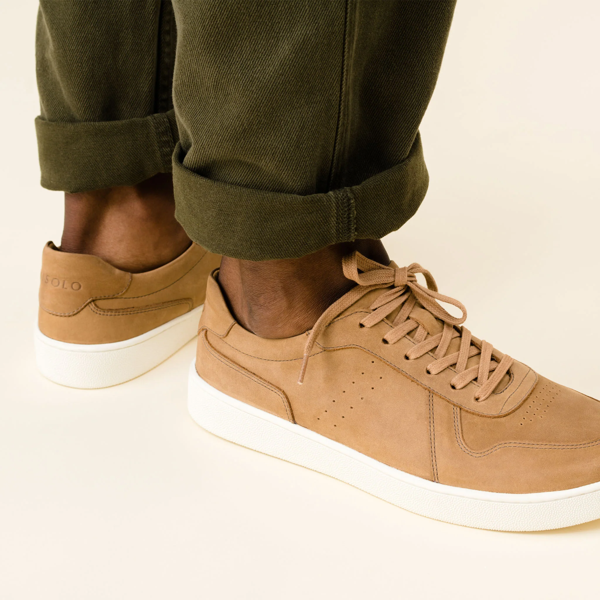 Men's Beto Go-To Court Sneaker Tobacco - Image 9