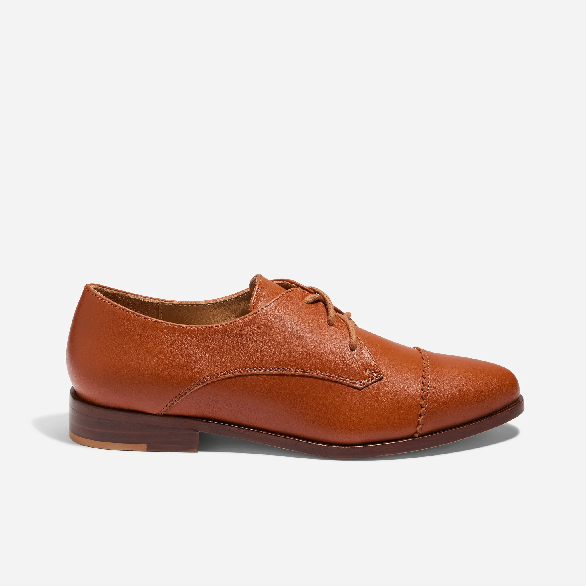 Emilia Cap Toe Oxford British Tan - Image 3