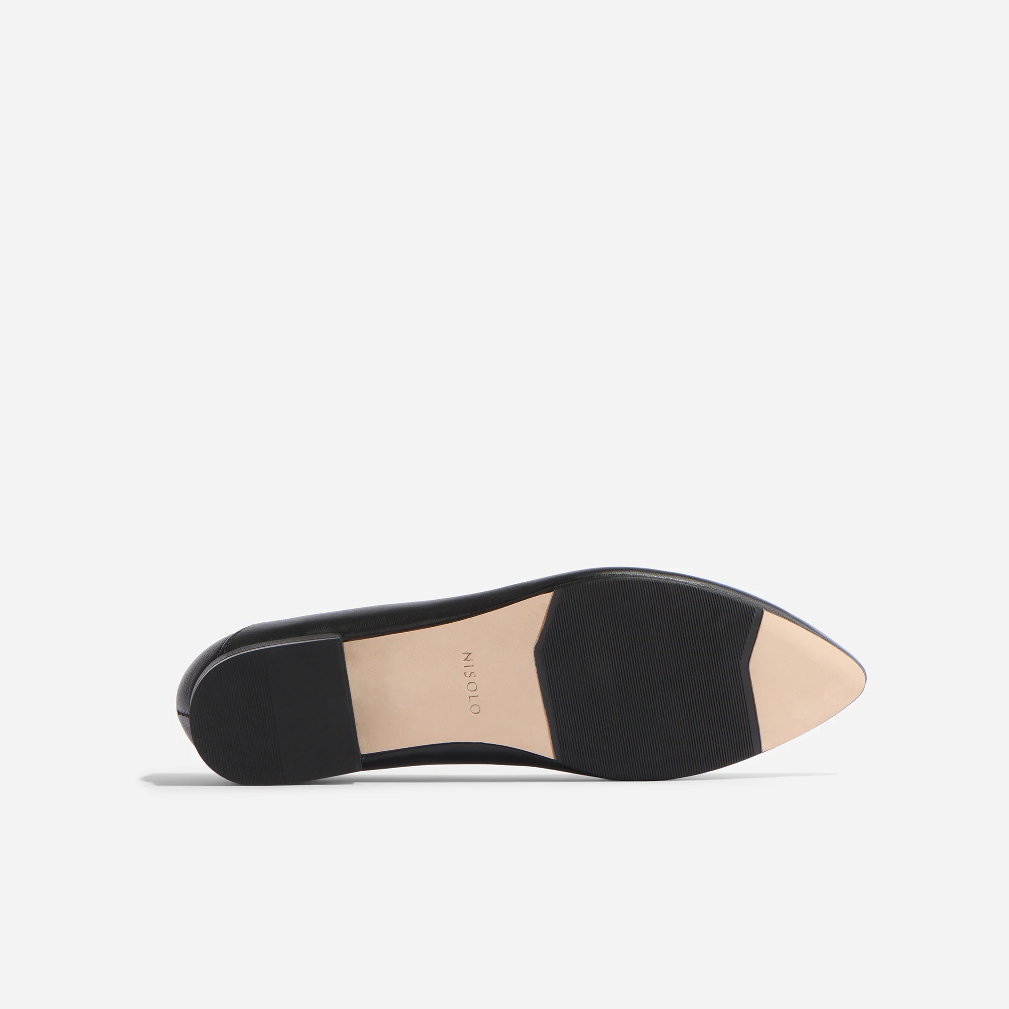 Fina Pointed Toe Flat Black - Image 6