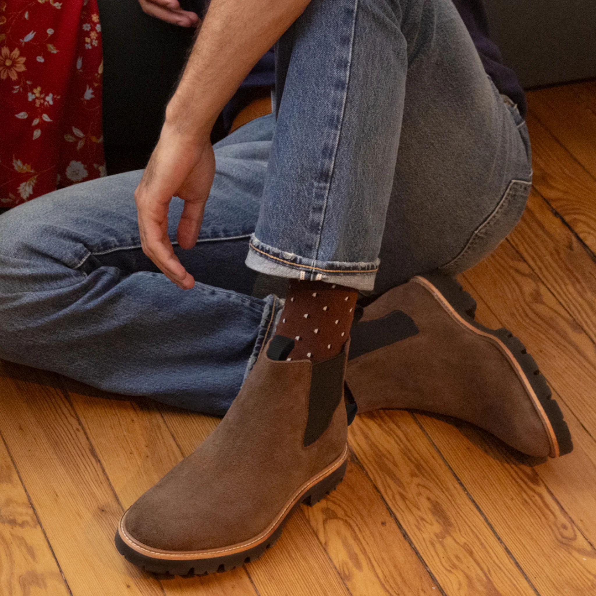 Men's Go-To Chelsea Boot 2.0 Umber Brown Suede - Image 4