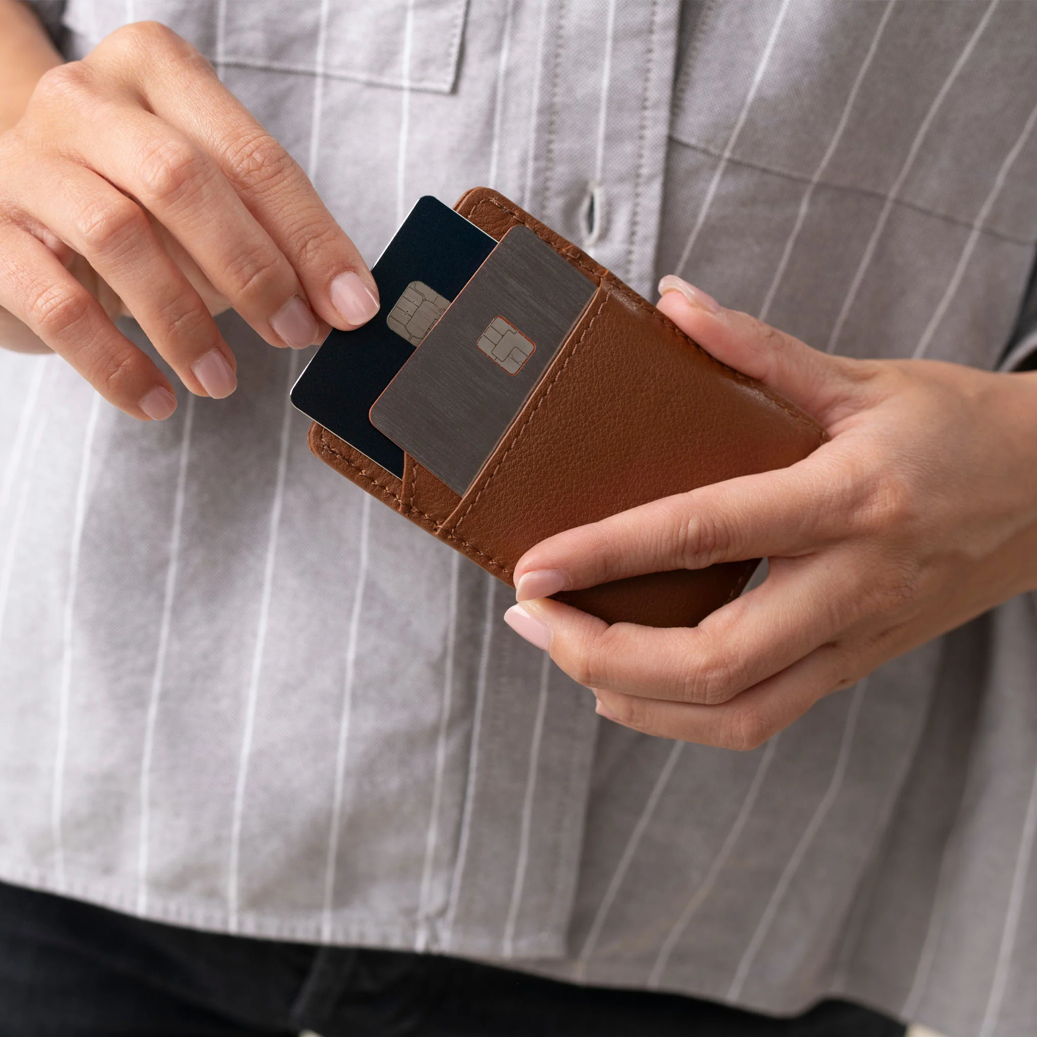 Nico Card Case Wallet Caramel - Image 4