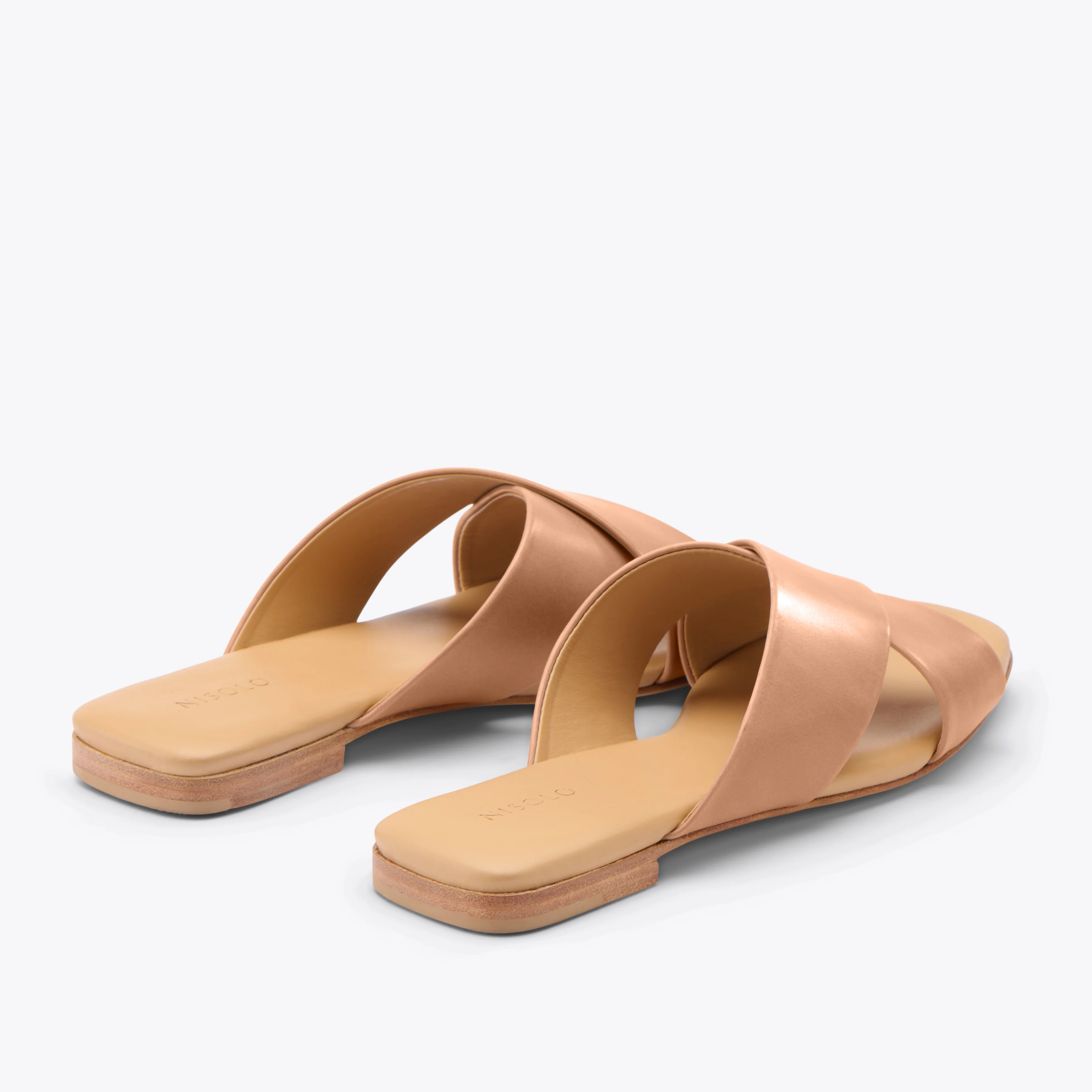 Catalina Slide Sandal Almond - Image 2
