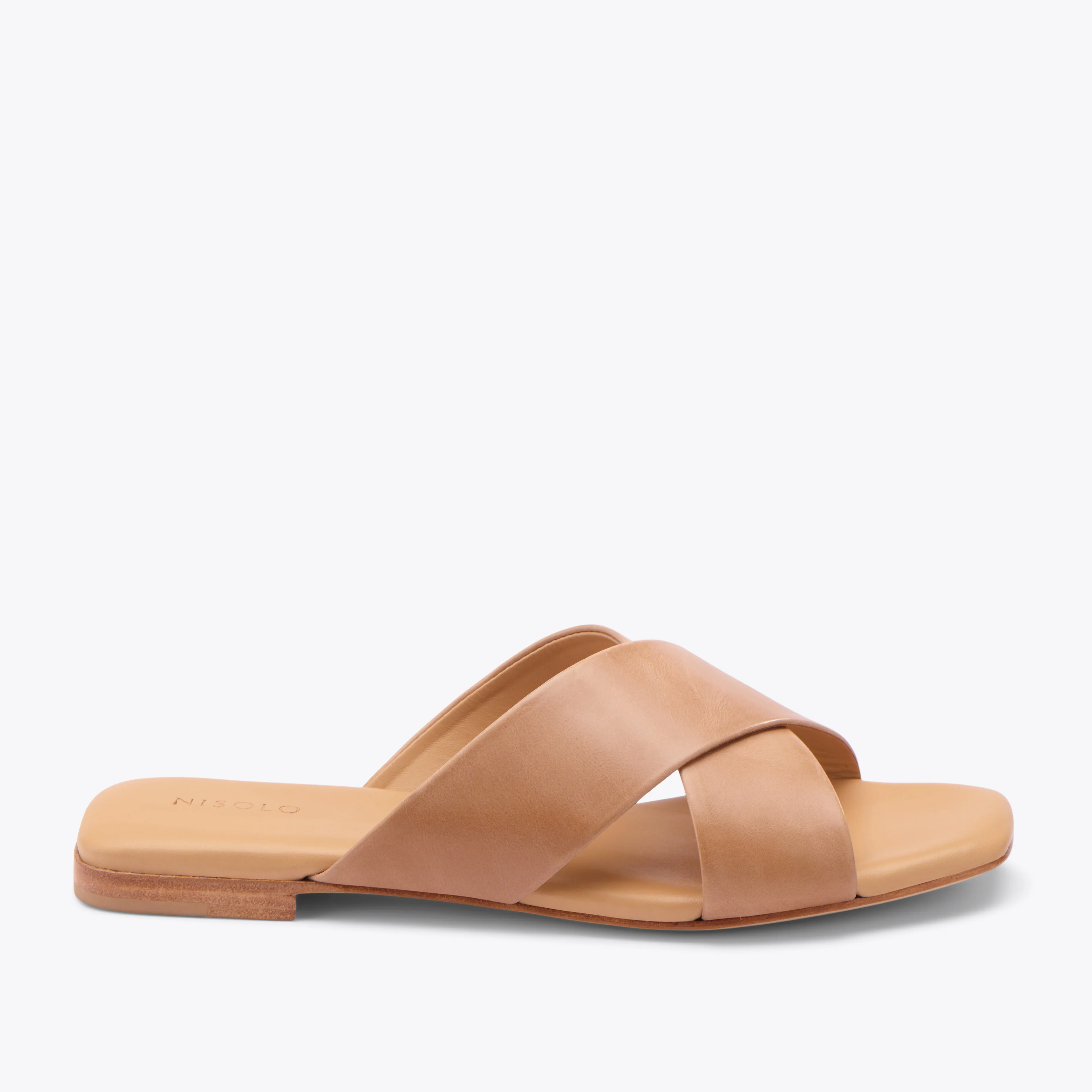 Catalina Slide Sandal Almond - Image 4