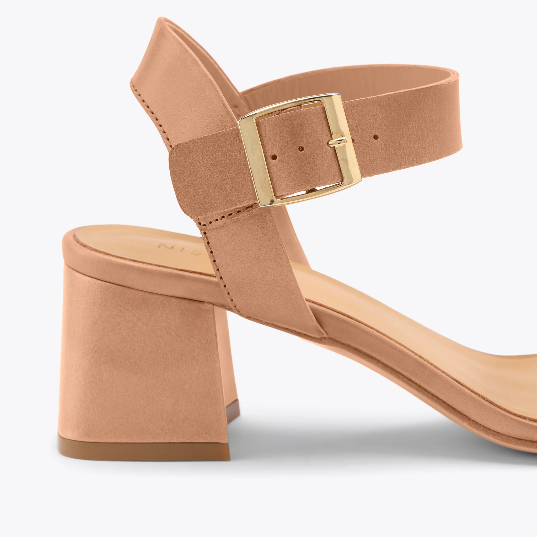 Stella Go-To Block Heel Sandal Almond - Image 3