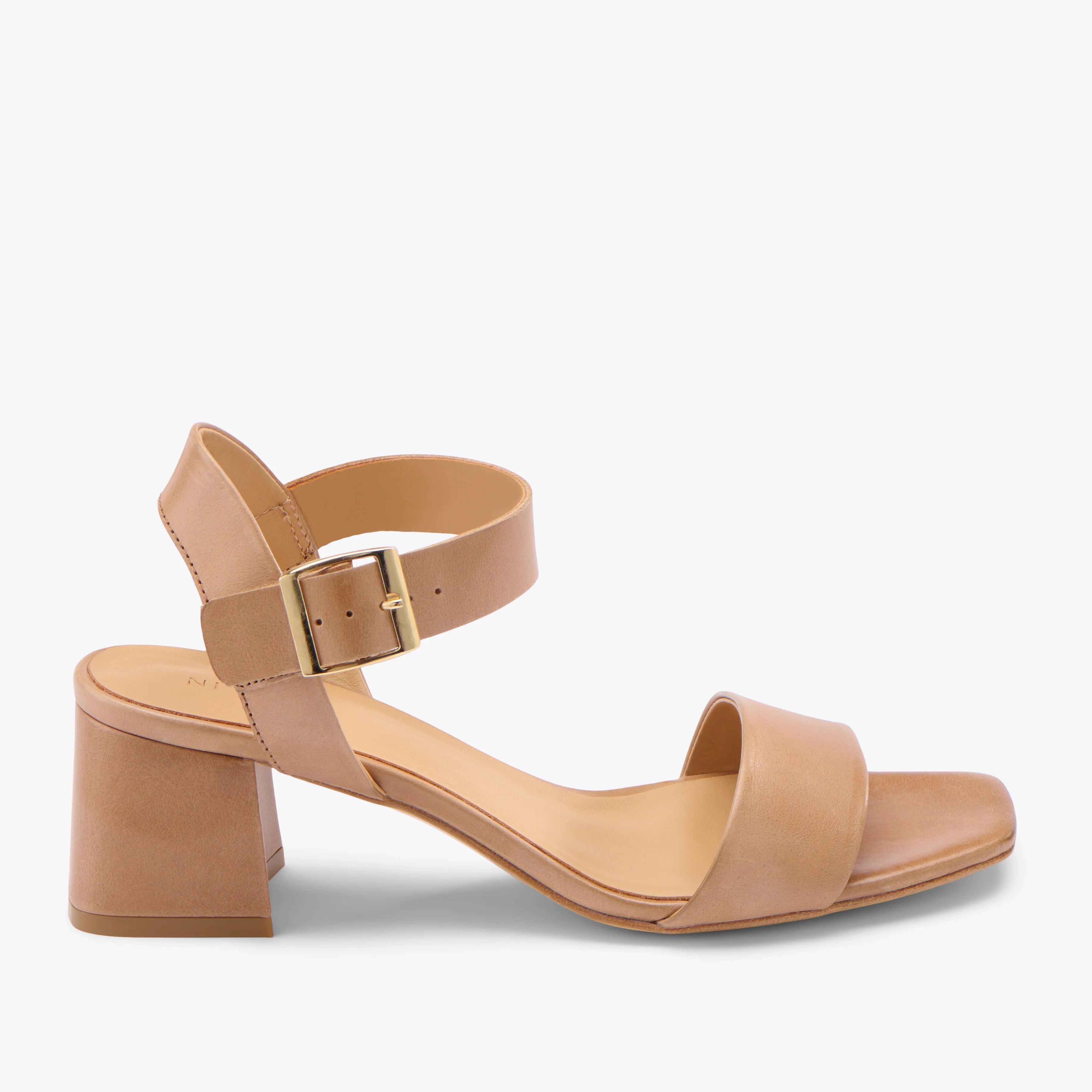 Stella Go-To Block Heel Sandal Almond - Image 4
